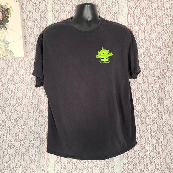 Disney Toy Story Black Alien graphic logo t-shirt size xl - Picture 2 of 7